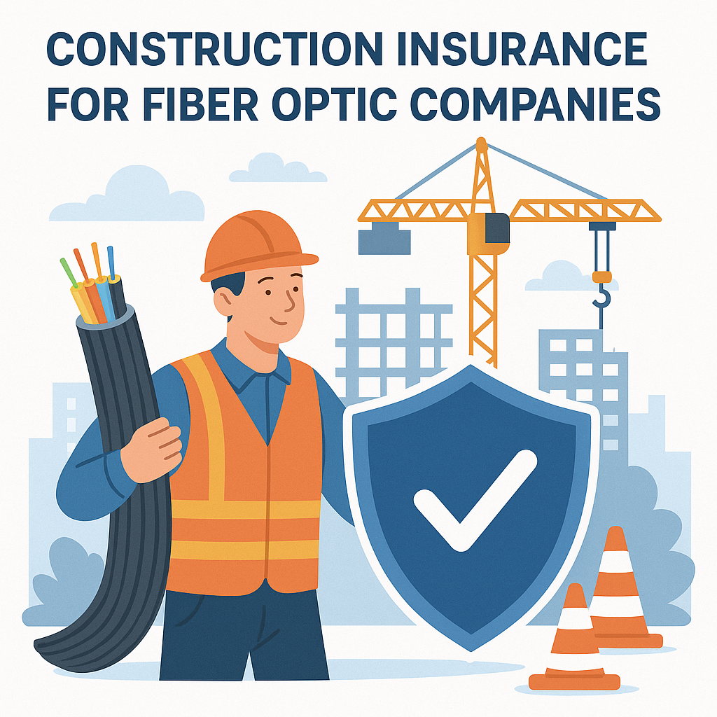 Construction Insurance for Fiber Optic Companies